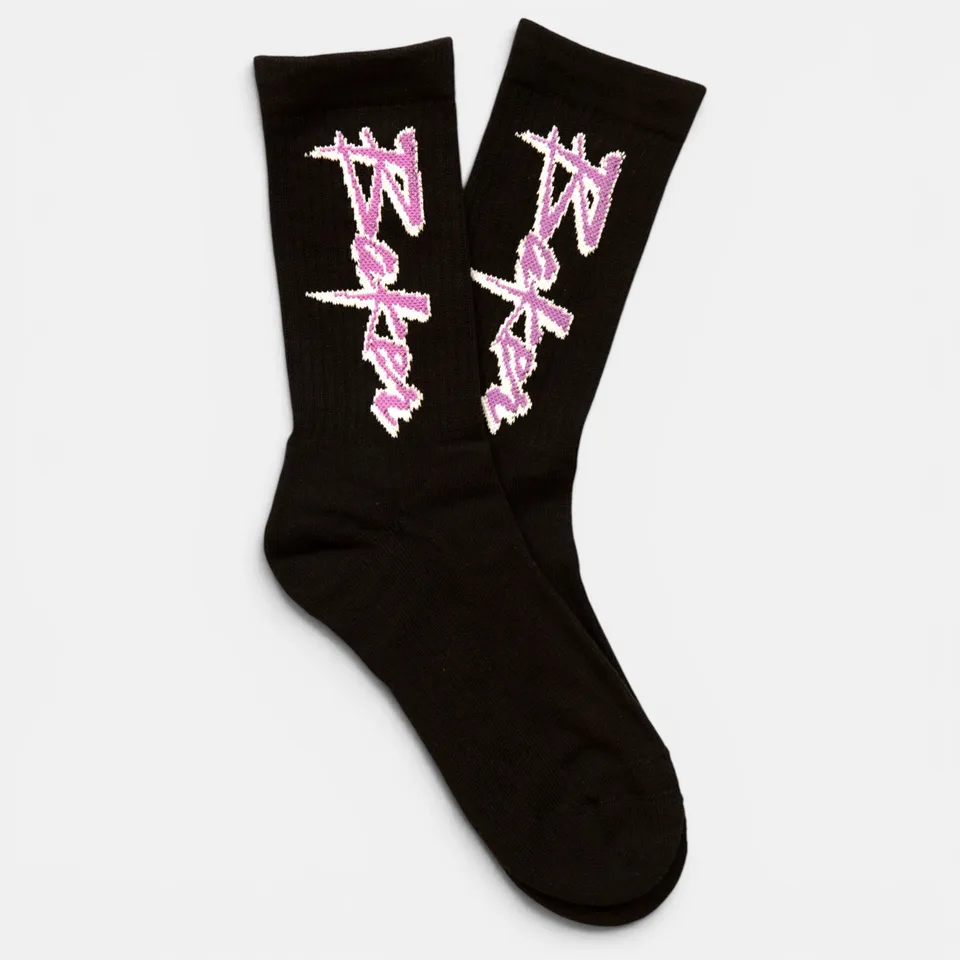 baker-skateboards-purple-pain-socks-jacquard-knit-80-baumwolle-15-polyester-5-el image 1