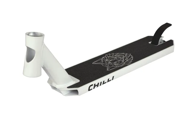 chilli-pro-scooter-archie-cole-deck-white-stunt-scooter-deck image 1