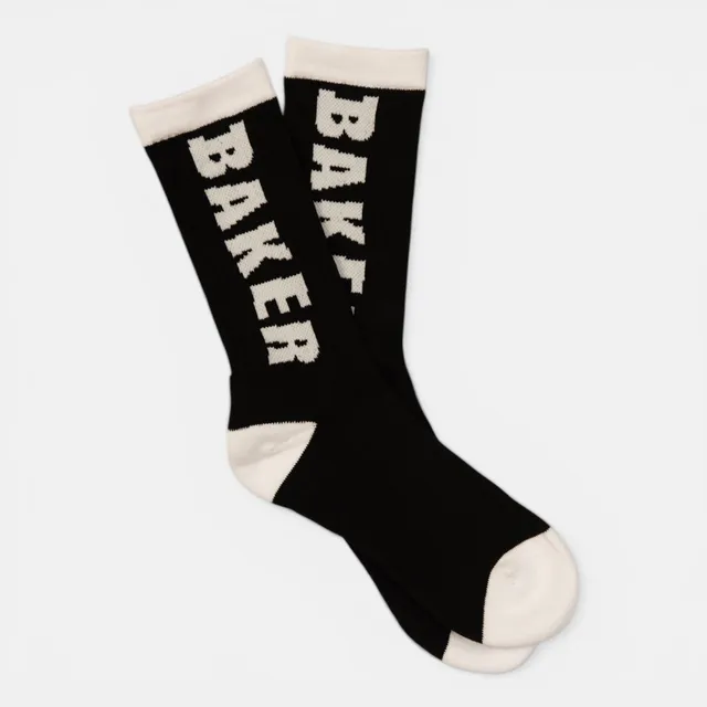 baker-skateboards-white-letters-black-socks image 1