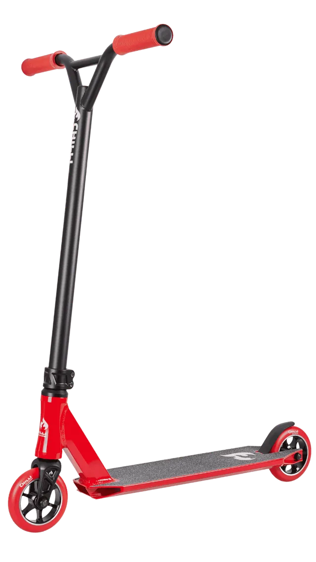 chilli-pro-scooter-5000-black-red-stunt-scooter-komplett image 1