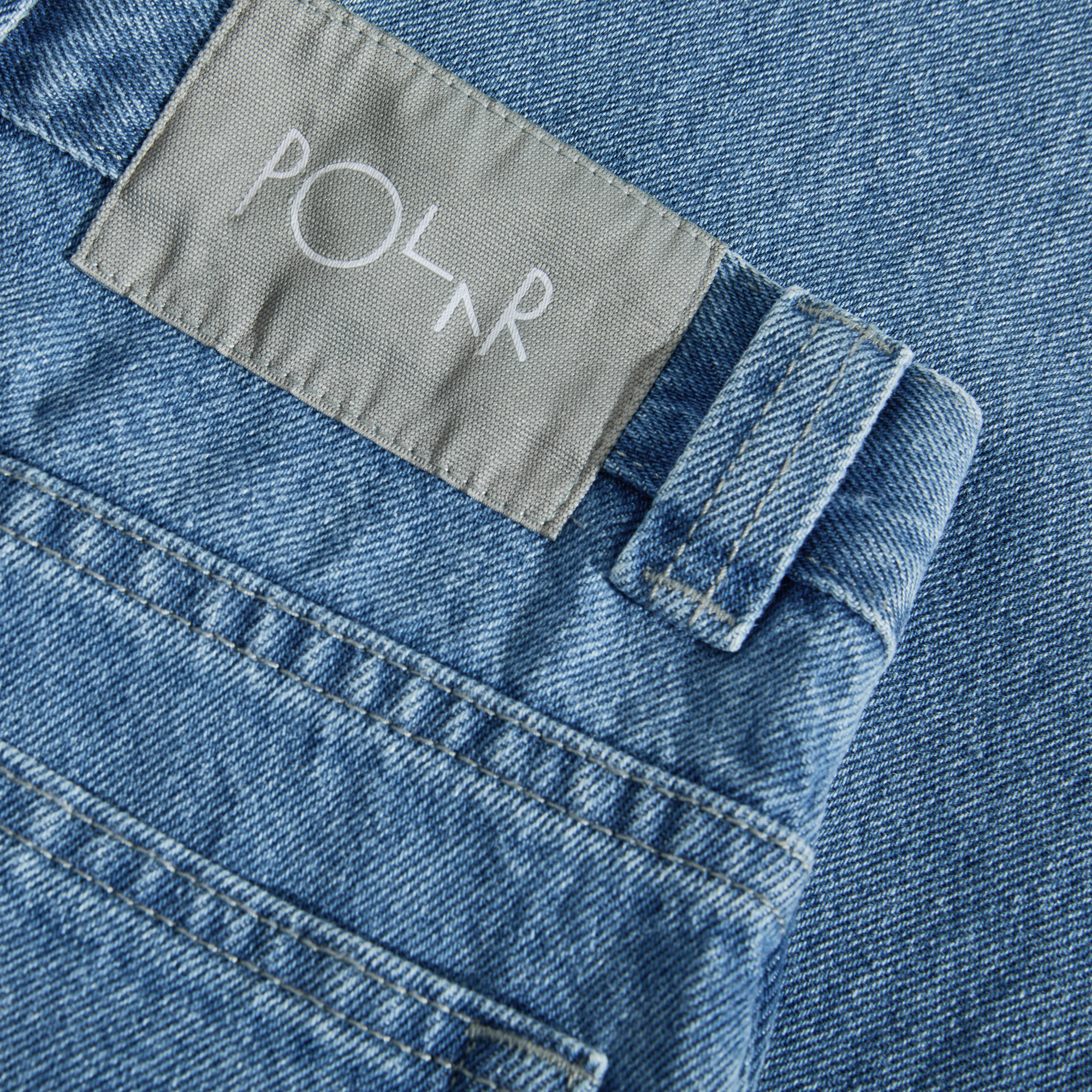 polar-skate-co-92-pants-mid-blue-herren-skate-hose-tapered-leg-semi-baggy-fit image 5