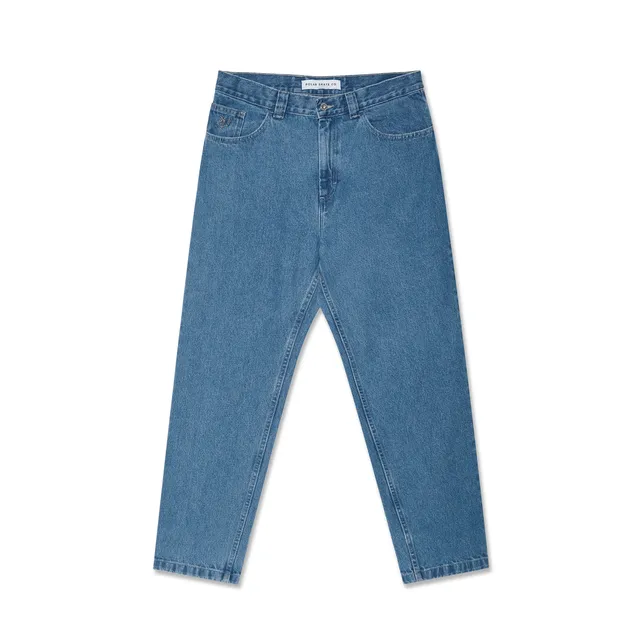 polar-skate-co-92-pants-mid-blue-herren-skate-hose-tapered-leg-semi-baggy-fit image 1