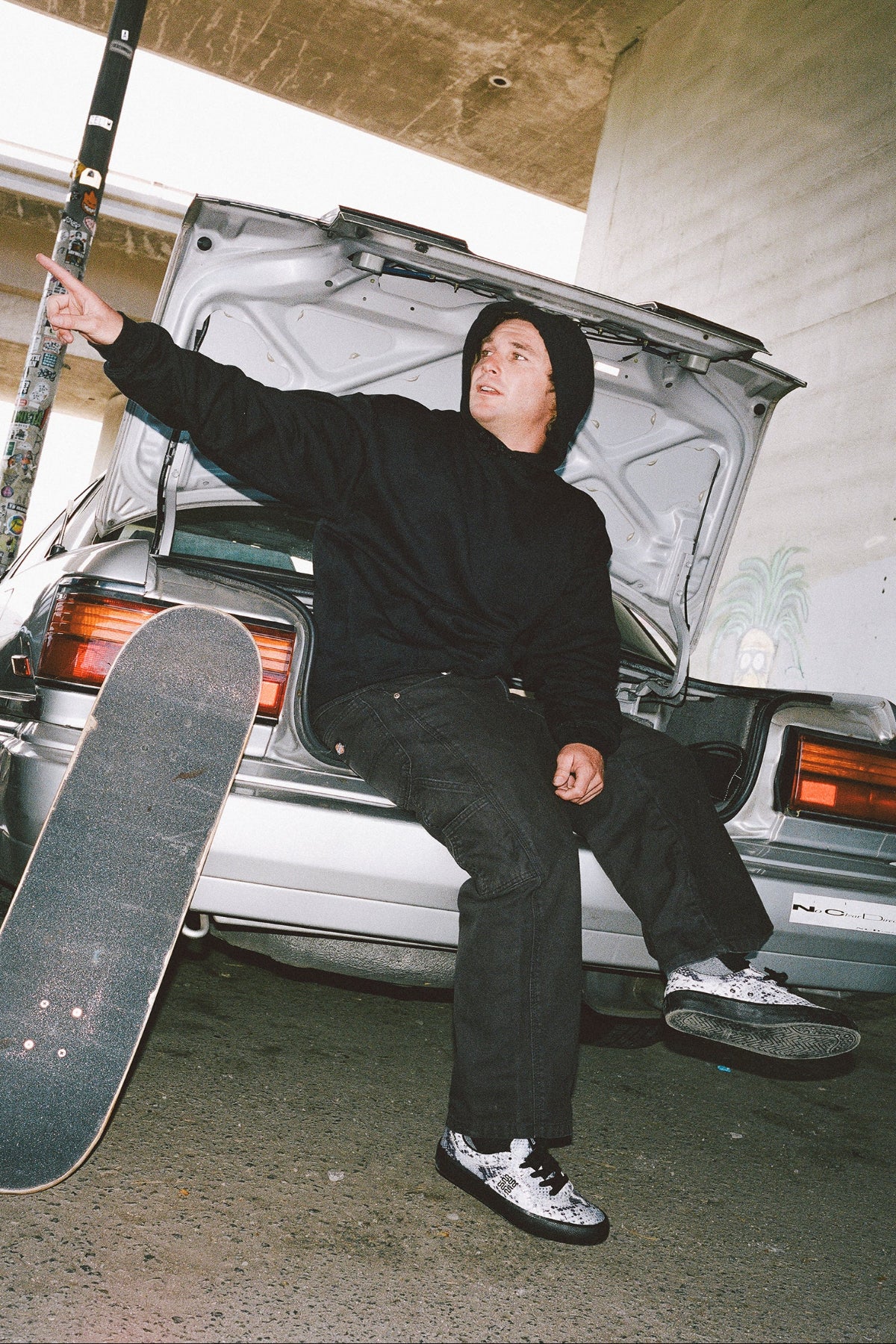 globe-melbek-wasted-talent-black-snake-skateboard-schuh image 5