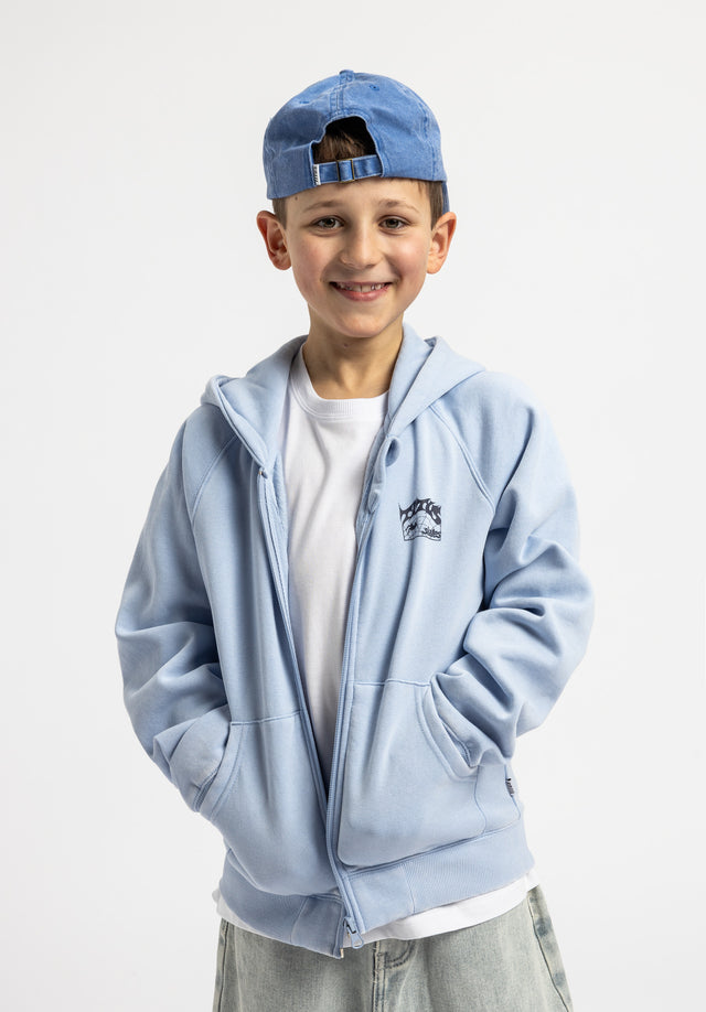 titus-heritage-clean-zip-kapuzenjacke-f-r-kinder-heavenblue-faded image 4