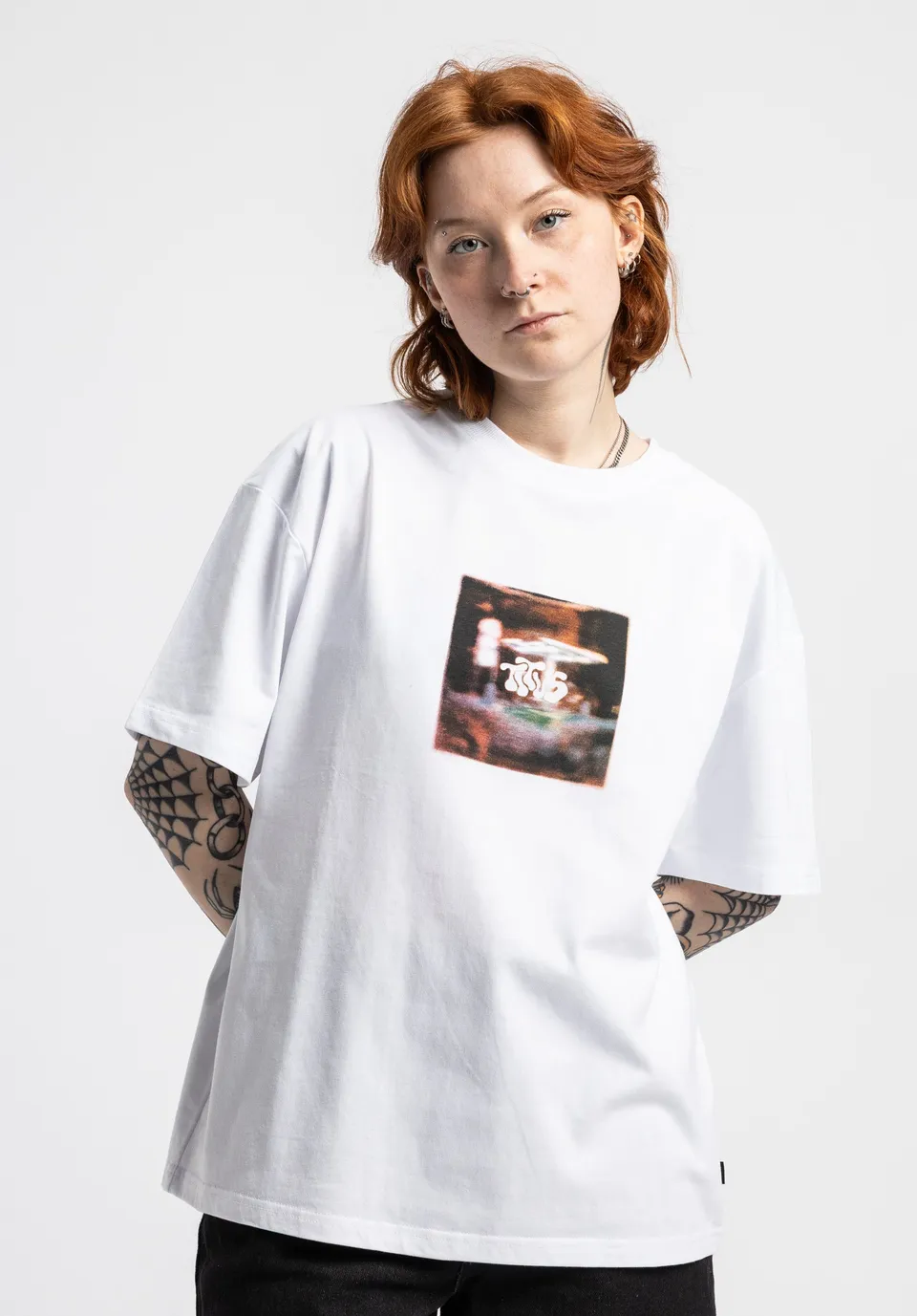 titus-night-life-petrol-wmn-t-shirt-damen-wei image 1