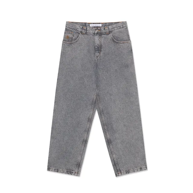 polar-skate-co-93-pants-washed-graphite-435-gsm-denim-oversized-fit image 1