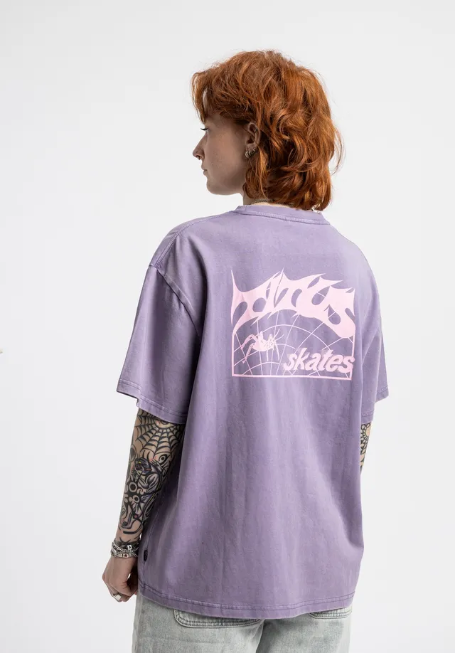 titus-heritage-clean-wmn-t-shirt-damen-shirt-in-dark-lilac-faded image 1