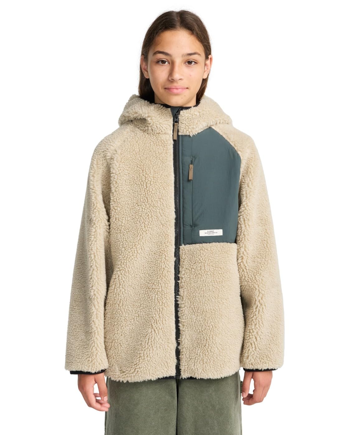 element-wolfe-sherpa-jacke-jungen-8-16-elbjk00138-mit-kapuze image 4