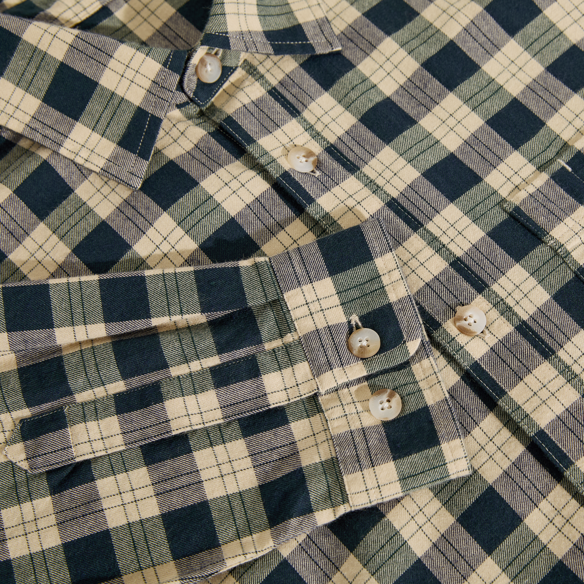 polar-skate-co-mitchell-ls-shirt-teal-butter-geb-rstetes-flanell-hemd-loose-fit image 3