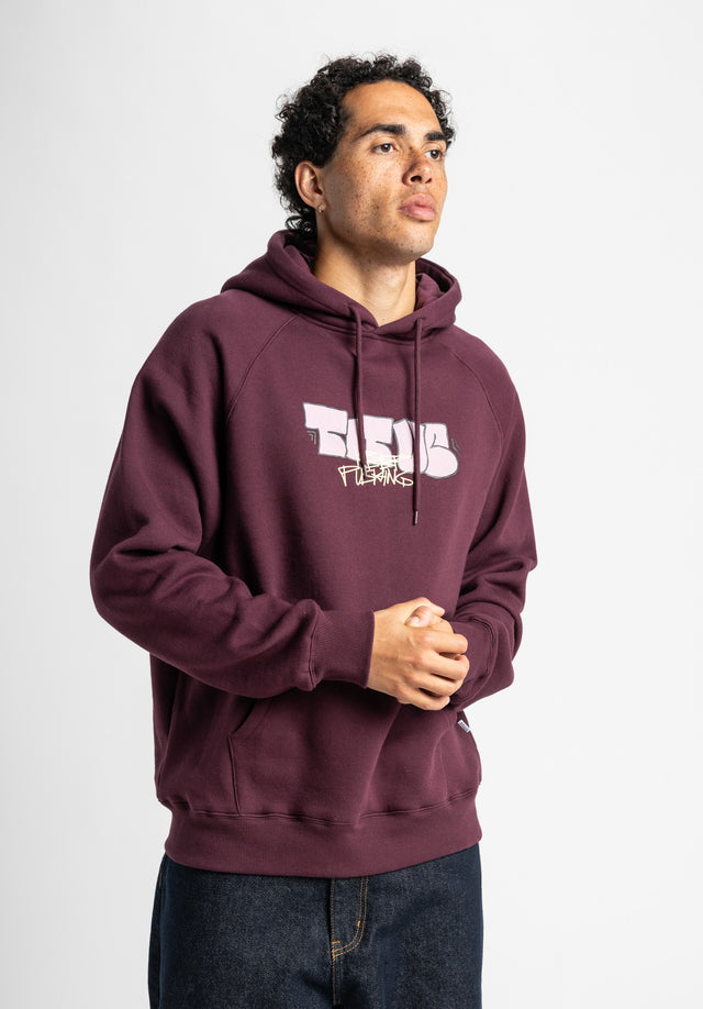 titus-hoodie-keep-pushing-tag-regular-fit-kapuzenpullover-mit-frontprint image 3