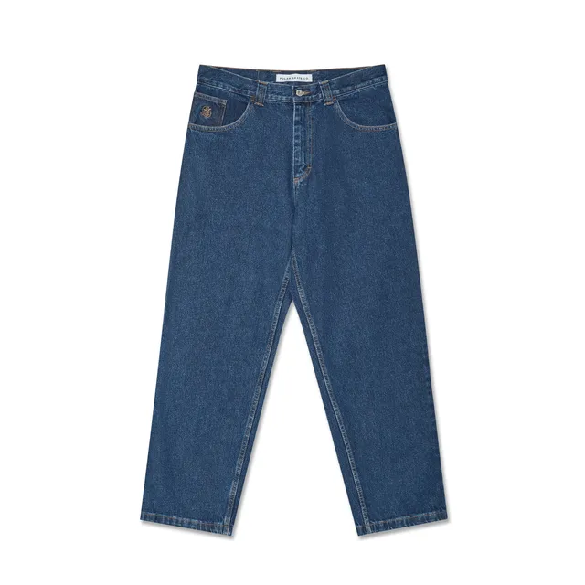 polar-skate-co-93-pants-dark-blue-435-gsm-denim-low-waist-straight-leg-made-in-p image 1