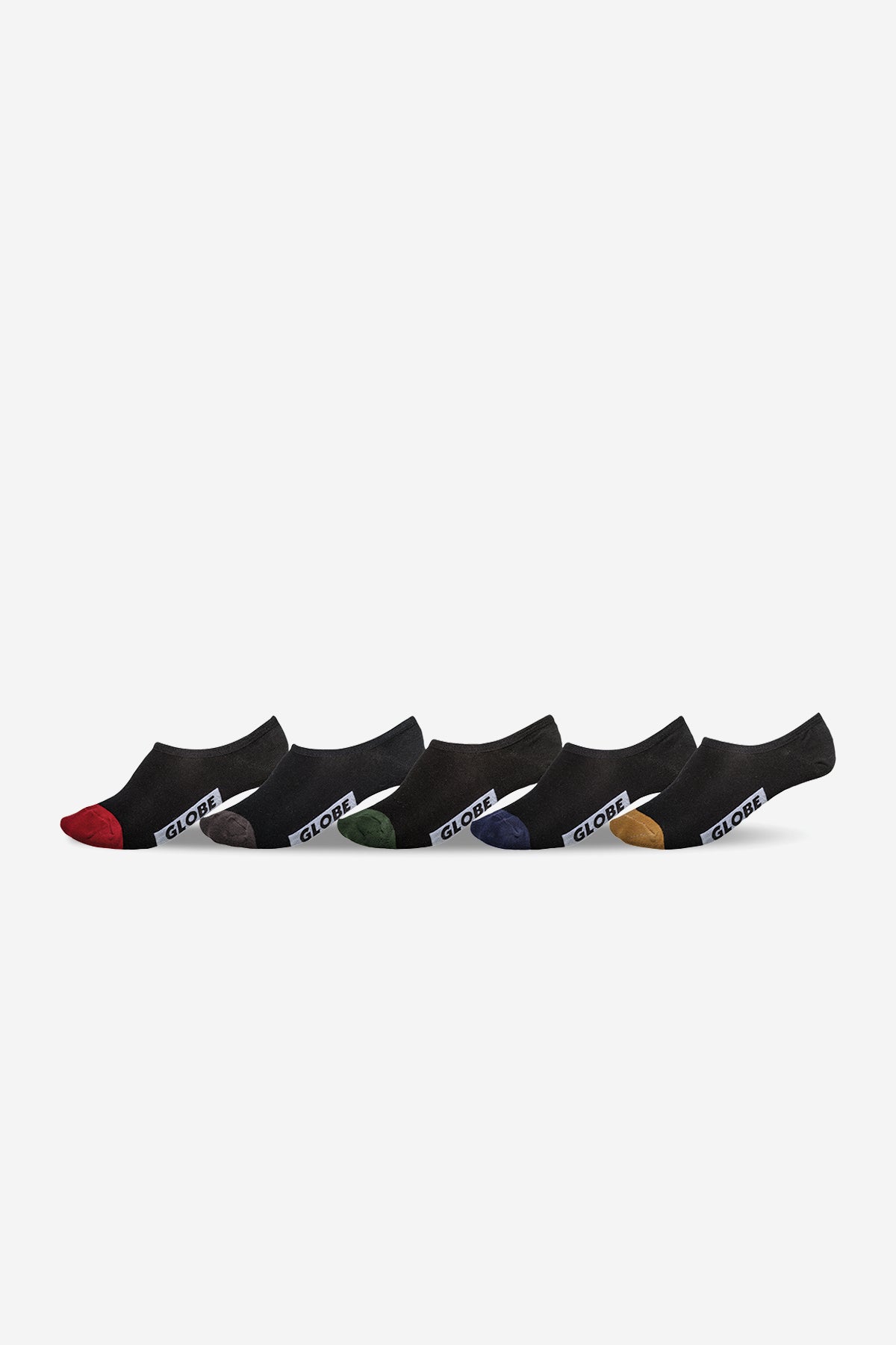 globe-dip-invisible-socken-5er-pack-black-assorted image 1