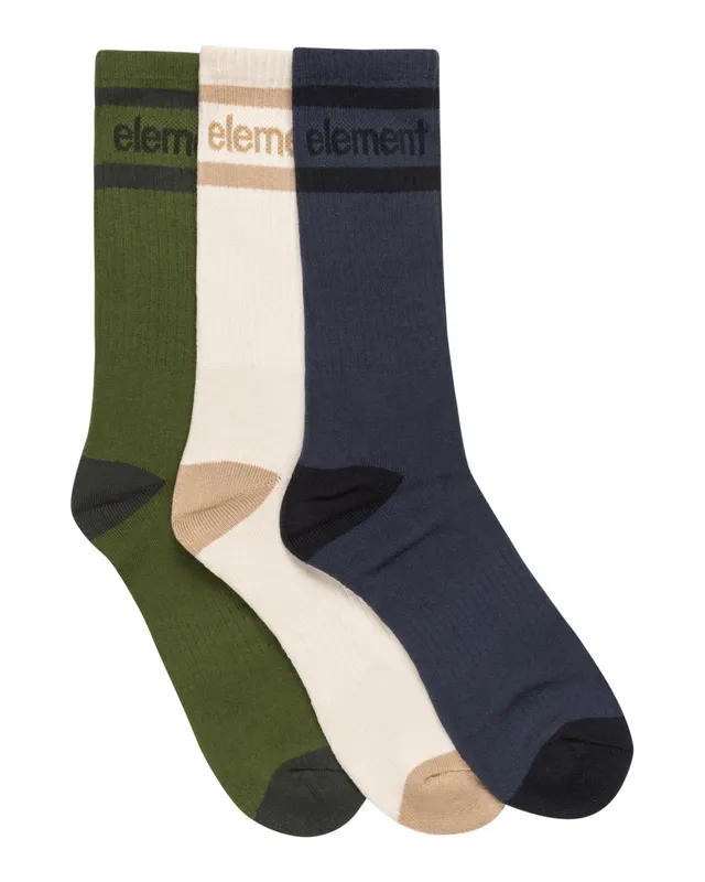 element-clearsight-3-0-socken-3er-pack-crew-skatesocken-herren-71-recycelte-baum image 1