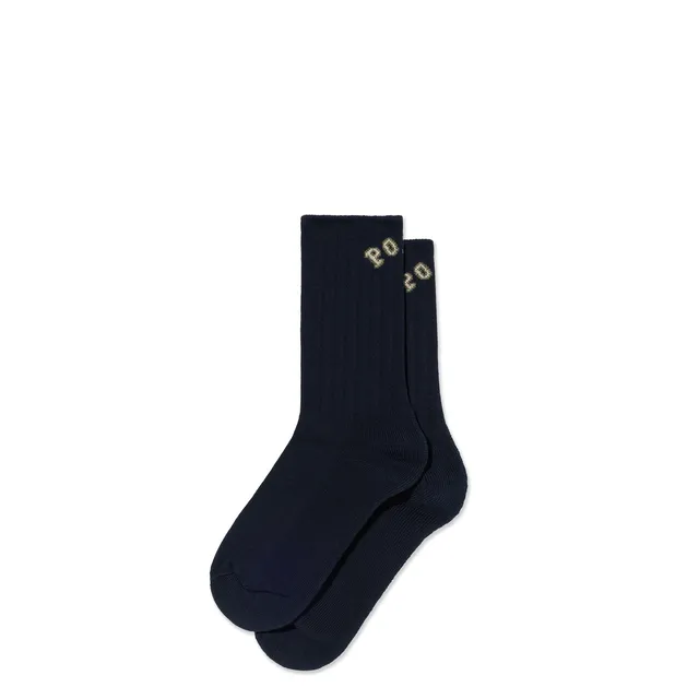 polar-skate-co-large-rib-socks-college-dark-navy-crew image 1