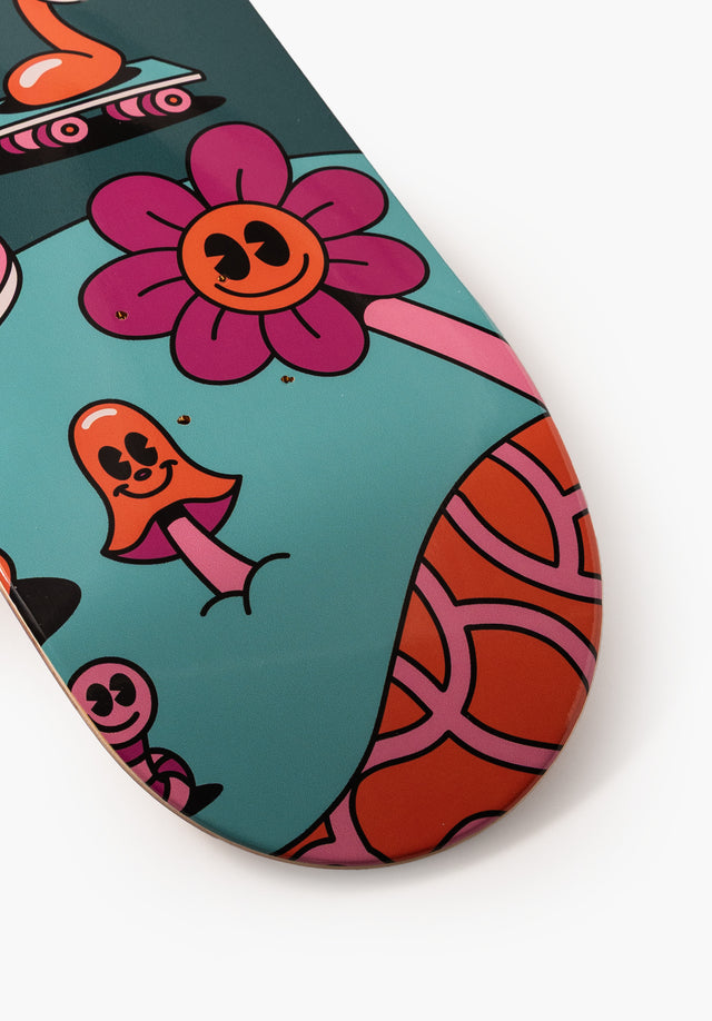 titus-x-yeye-weller-artist-series-skateboard-deck-7-ply-maple-popsicle image 6