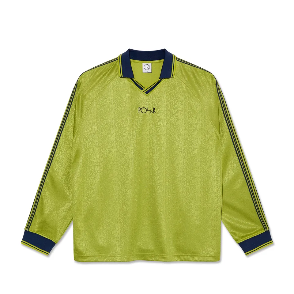 polar-skate-co-davie-ls-shirt-peridot-dark-blue-lang-rmeliges-jacquard-strickshi image 1