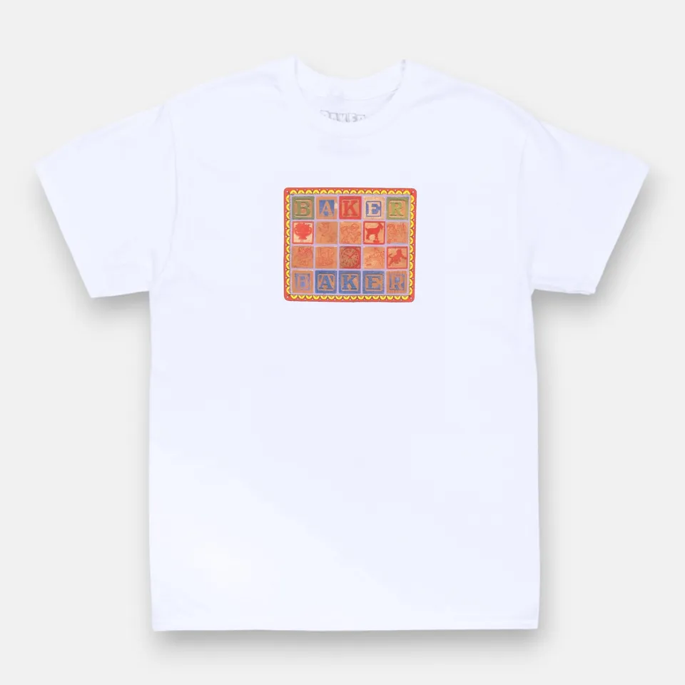 baker-skateboards-ephemera-t-shirt image 1