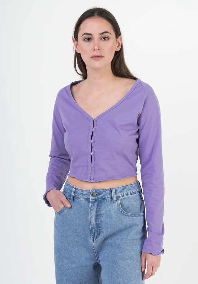 titus-willow-cardigan-kurz-geschnittener-90s-cardigan-aus-baumwoll-jersey image 1