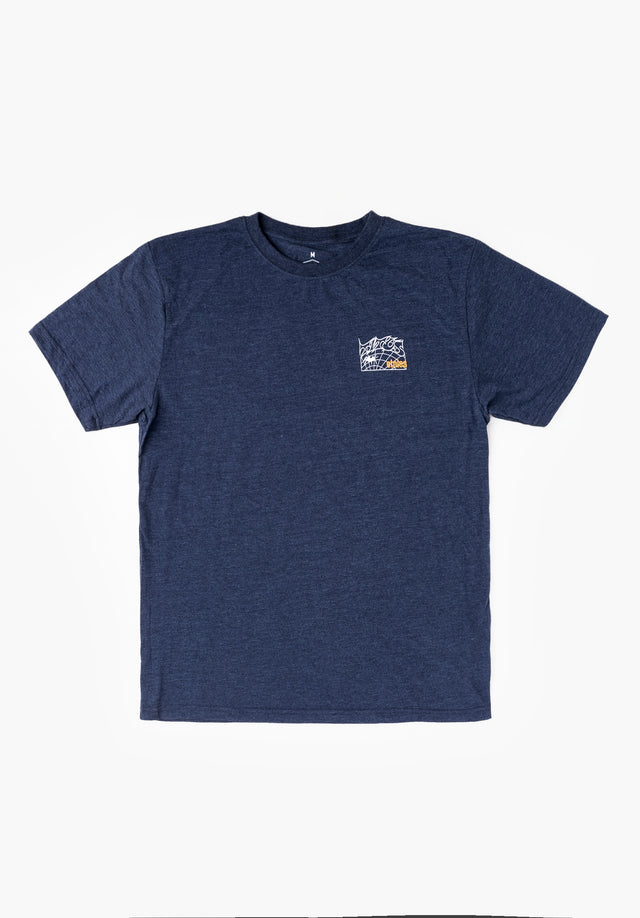 etnies-x-titus-t-shirt-dark-navy-mottled-kollaboration image 2