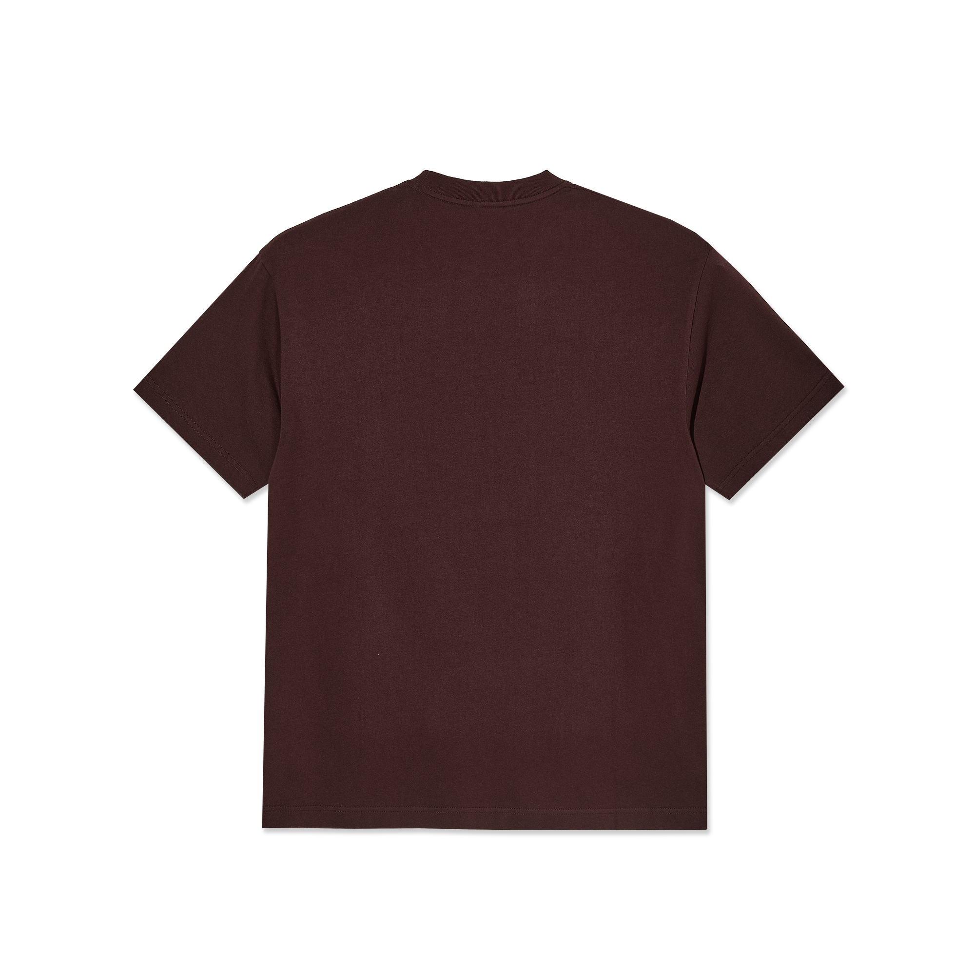 polar-skate-co-tee-metal-logo-washed-bordeaux image 2