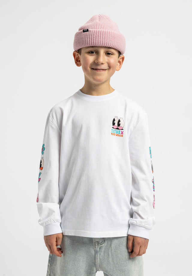 titus-x-yeye-weller-keep-rollin-kids-longsleeve-kinder-shirt-aus-100-baumwolle image 2