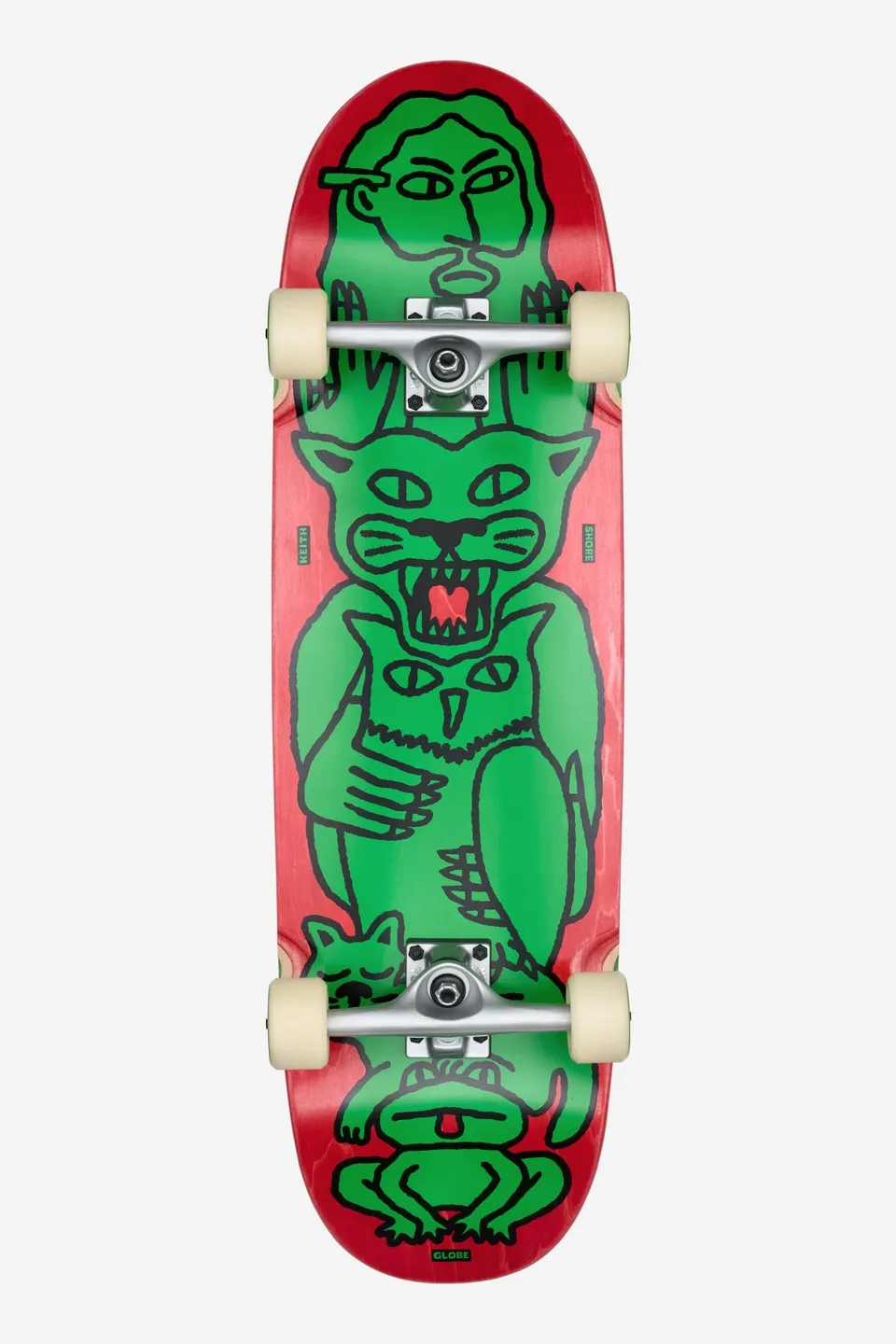 globe-punter-9-125-cruiserboard-animal-collector-keith-shore-artwork image 1