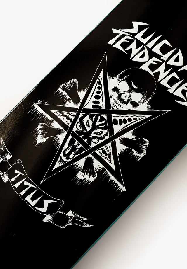 titus-pentagram-suicidal-collabo-skateboard-deck image 5