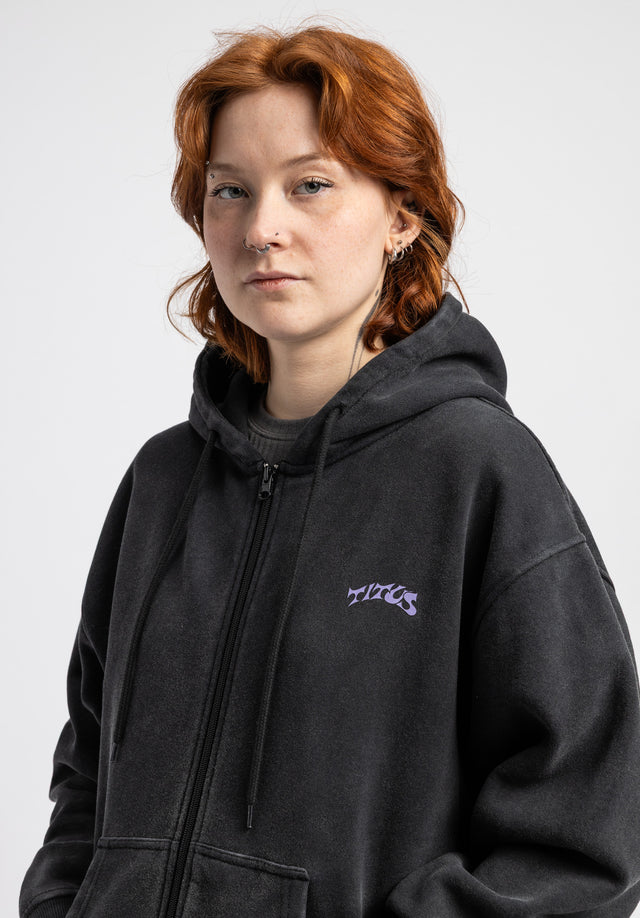 titus-w-heritage-clr-zip-hoodie-loose-fit-berschnittene-schultern-full-front-zip image 6