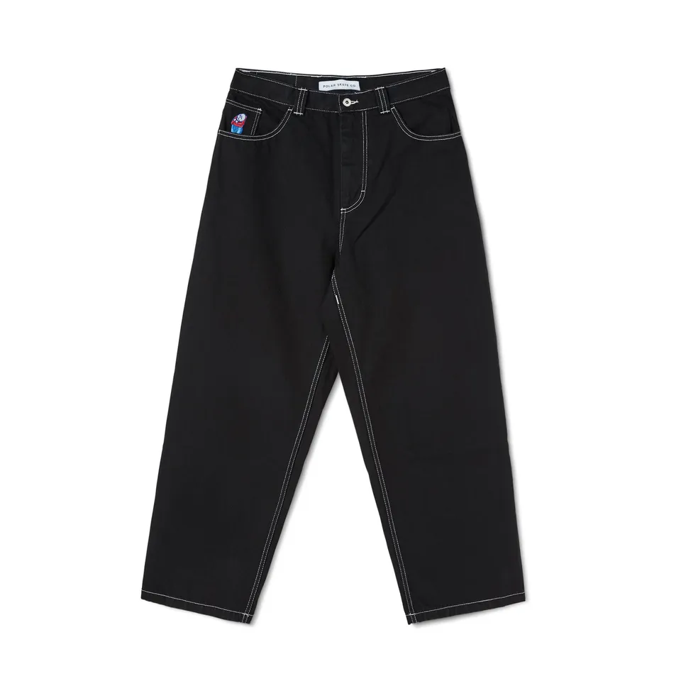 polar-skate-co-big-boy-pants-black-white-og-kontrastnaht-denim image 1