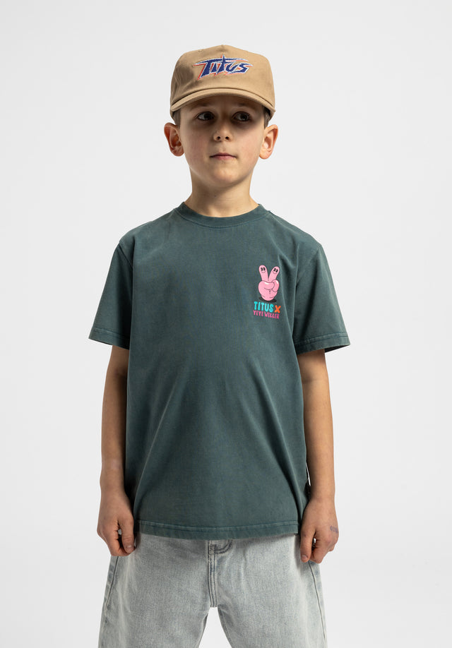 titus-x-yeye-weller-push-hard-kids-t-shirt-regular-fit-baumwolle-artwork-print image 3