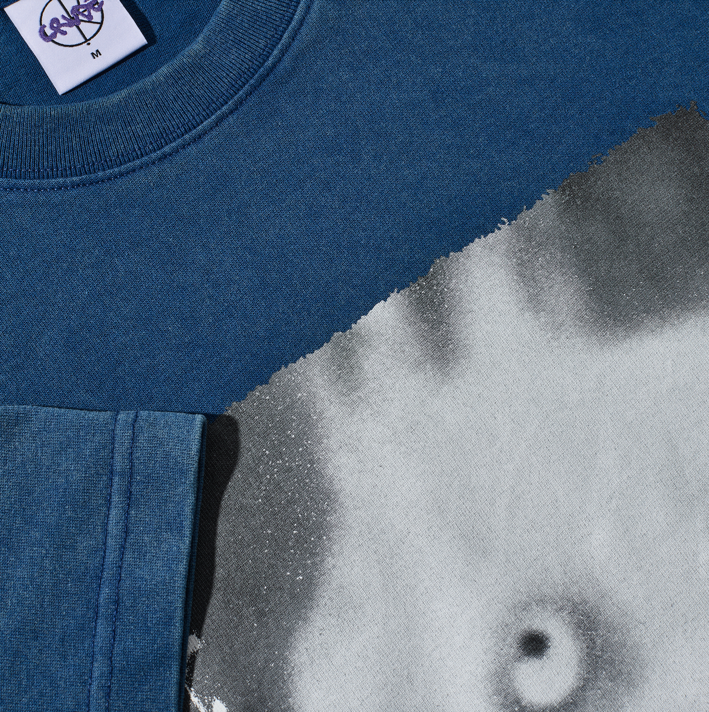 polar-skate-co-tee-rabbit-washed-blue image 3