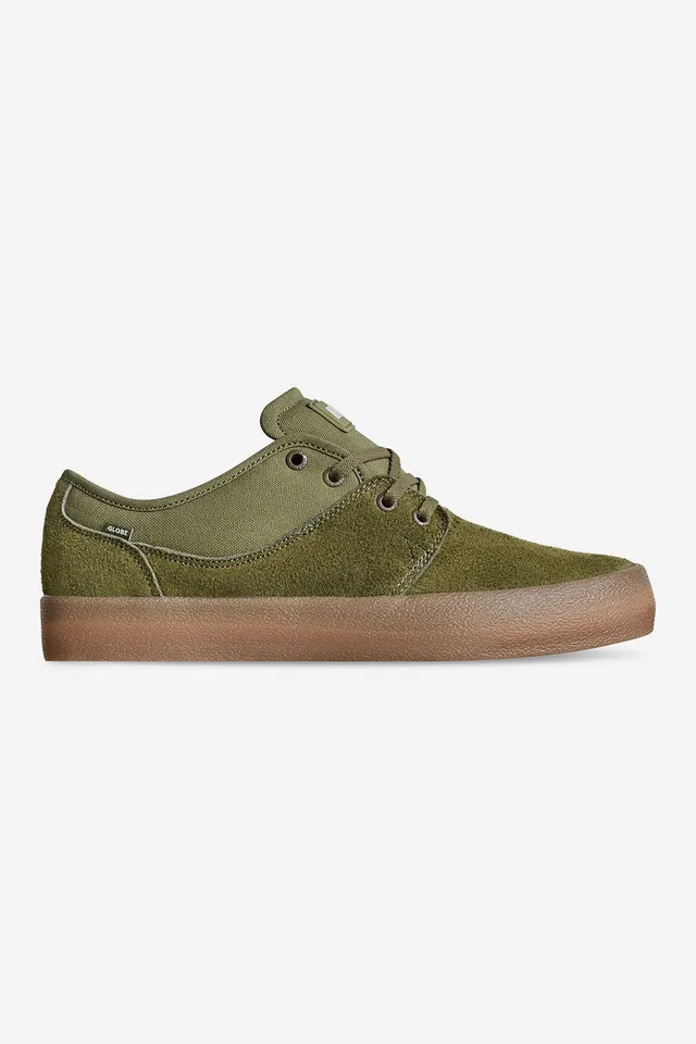 globe-mahalo-skateschuh-military-olive-crepe image 1
