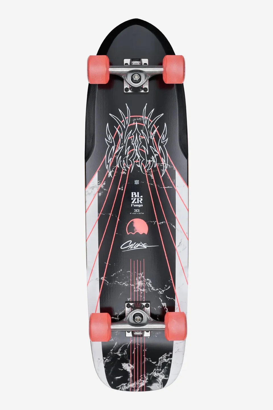 globe-blazer-fuego-32-cruiserboard-bamboo-red image 1