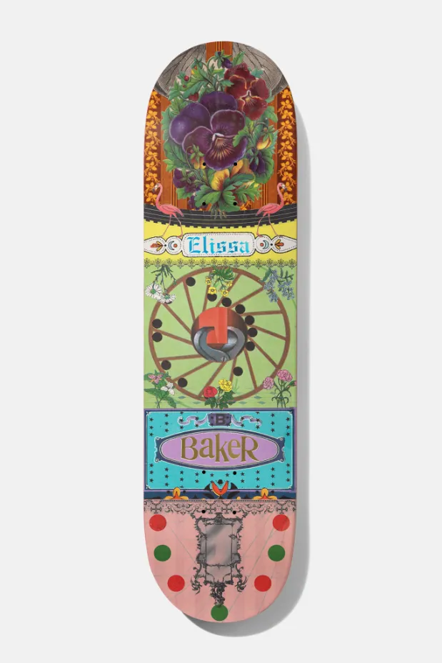 baker-skateboards-elissa-steamer-ephemera-pro-deck-8-25 image 1