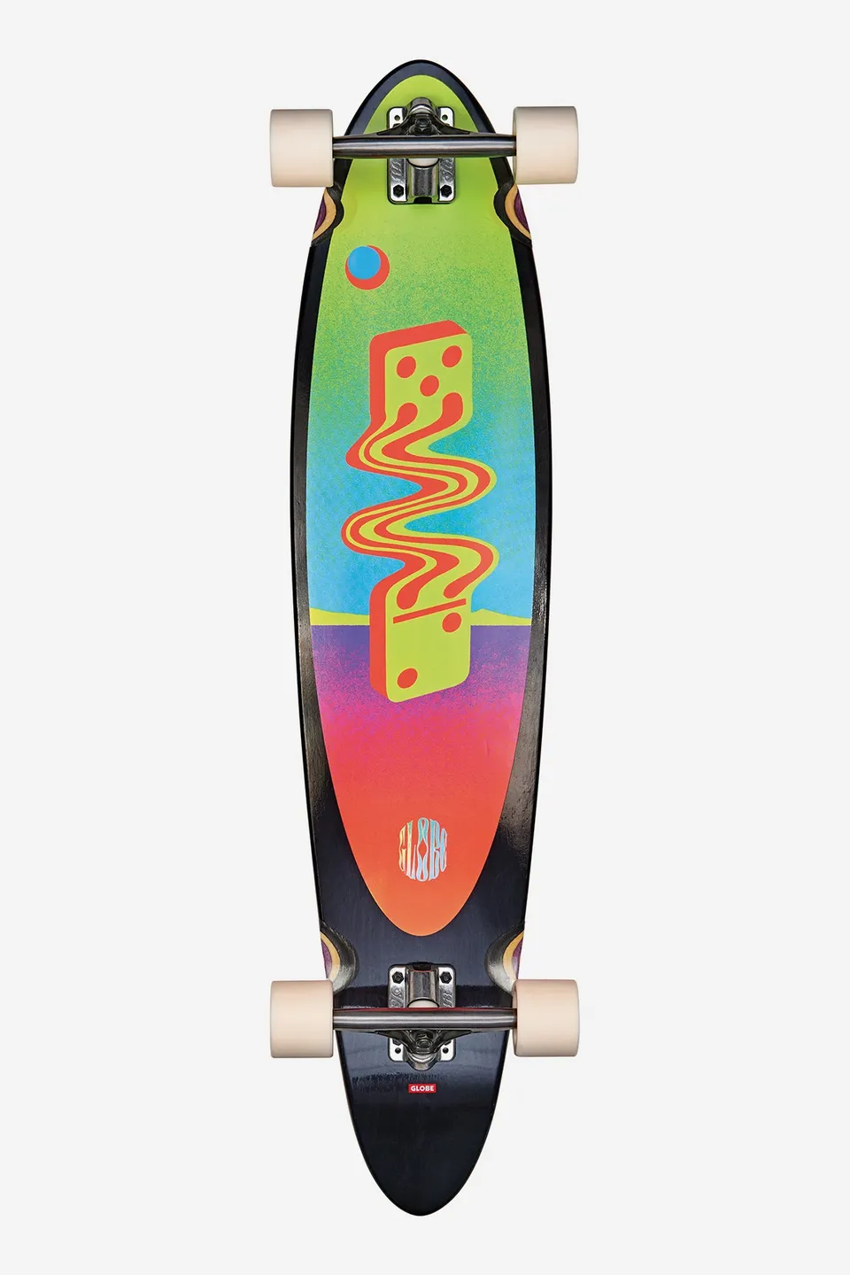 globe-pinner-classic-40-longboard-yer-playin-kicktail-pintail image 1