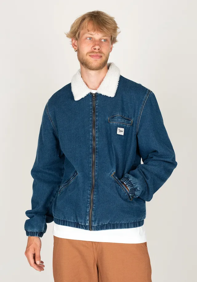 titus-dimitri-jeansjacke-mit-steppfutter-und-fleece-kragen-2 image 1
