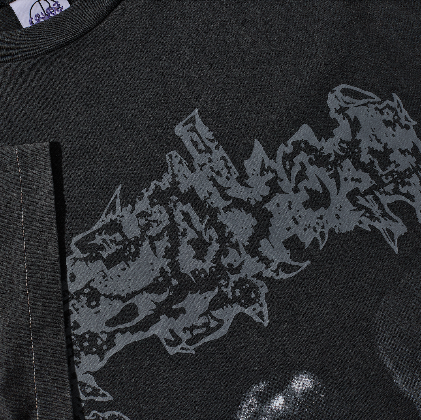 polar-skate-co-band-tee-overhead-silver-black-slim-fit-t-shirt image 3