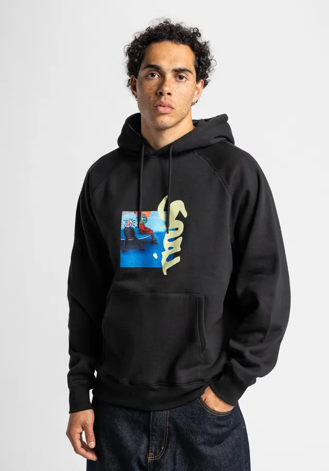 titus-chill-hoodie-schwarz-kapuzenpullover-baumwolle image 1