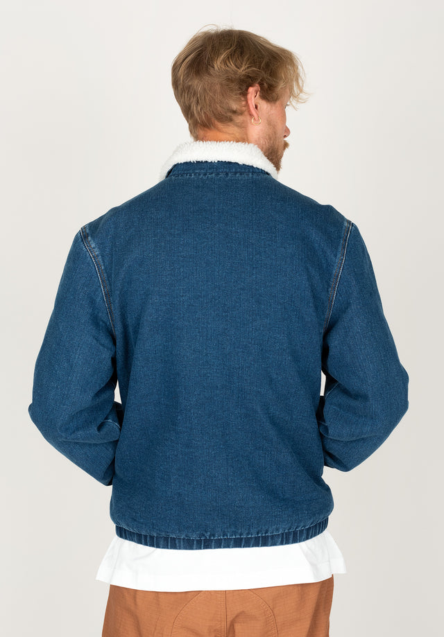 titus-dimitri-jeansjacke-mit-steppfutter-und-fleece-kragen-2 image 2