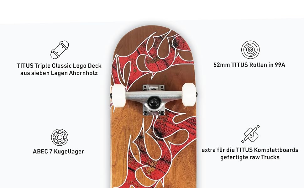 titus-triple-classic-logo-skateboard-komplettboard-beginner-setup-53mm-99a image 4