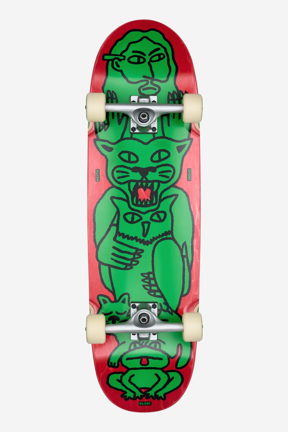 globe-punter-9-125-cruiserboard-animal-collector-keith-shore-artwork image 1
