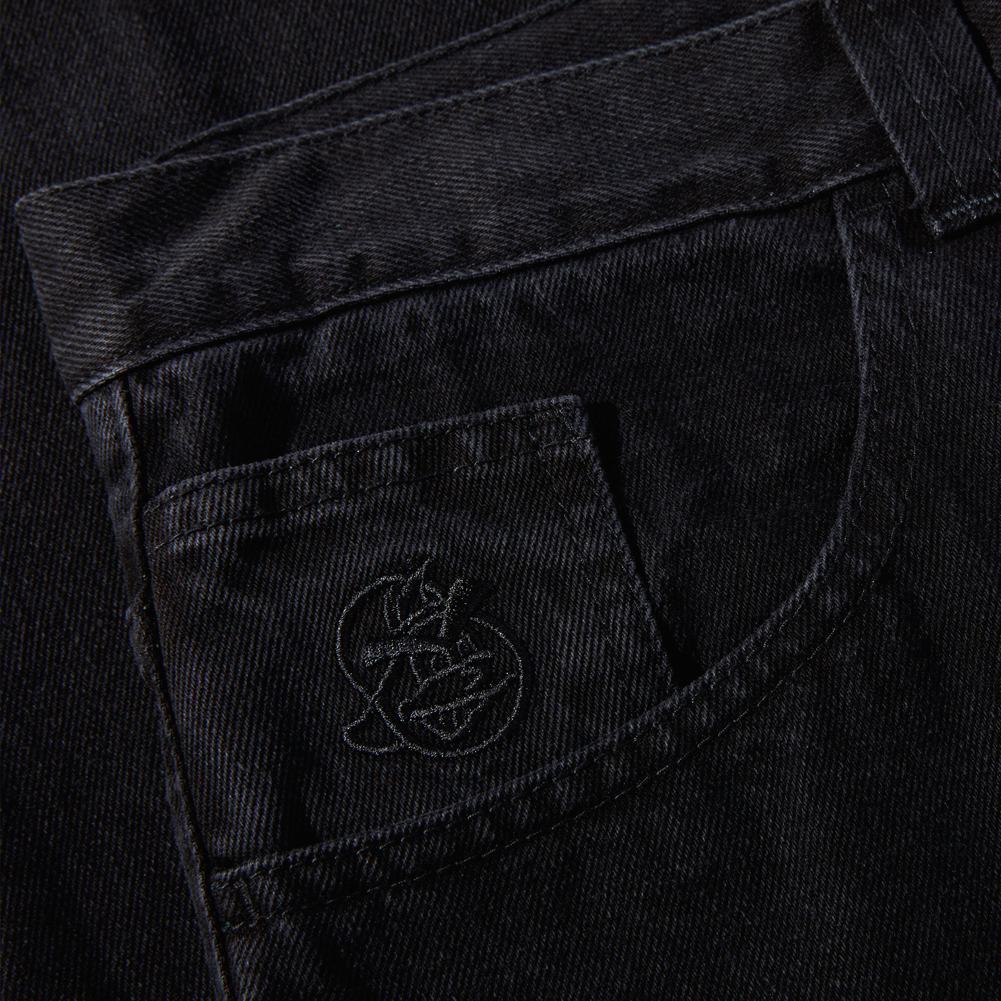 polar-skate-co-93-pants-pitch-black-straight-leg-denim image 3