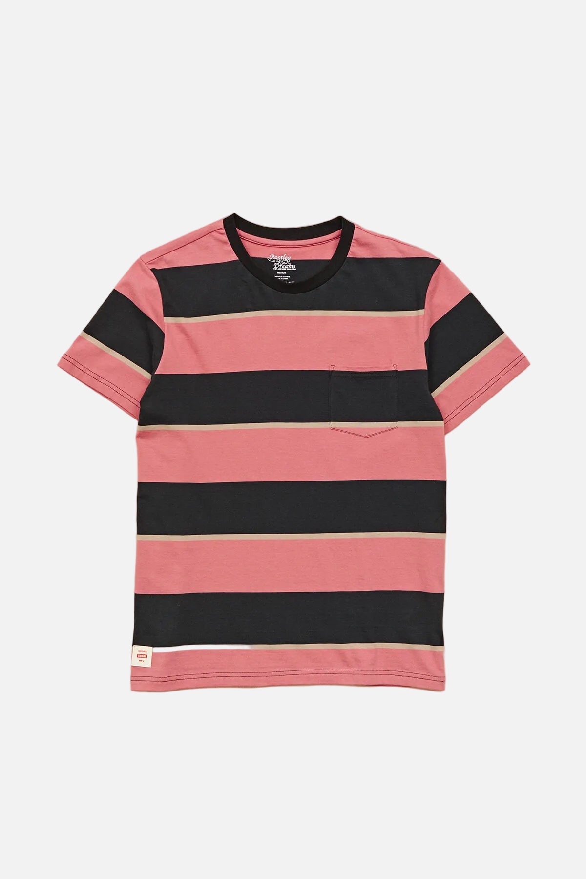 globe-bootleg-dreams-stripe-t-shirt-red-smoke-herren-100-bio-baumwolle image 4