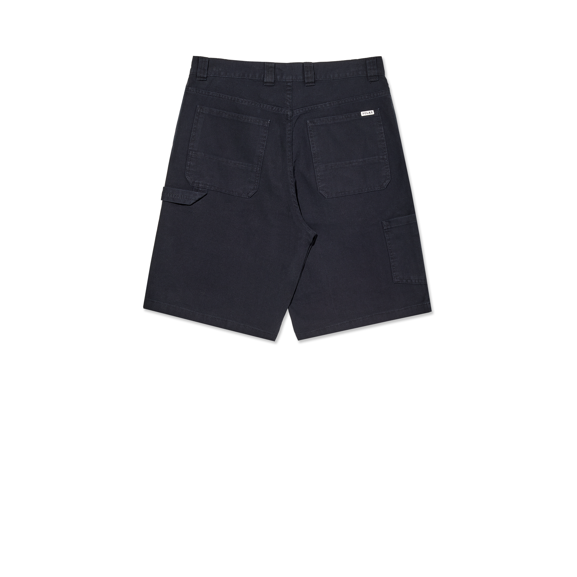polar-skate-co-93-work-shorts-black-100-baumwolle-300-g-m-canvas-oversized-fit image 2