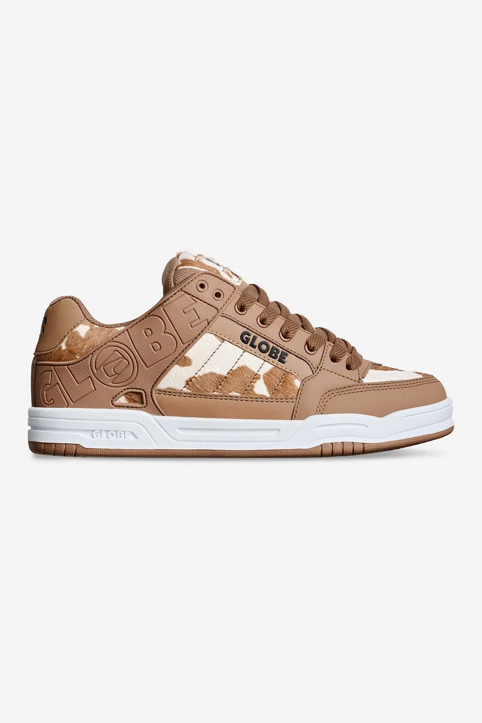 globe-tilt-skate-schuhe-brown-white-cow image 1