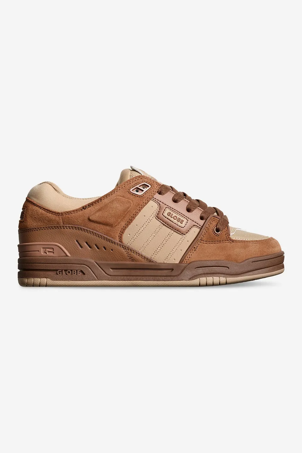 globe-fusion-walnut-chunky-skate-shoes-im-90s-style image 1