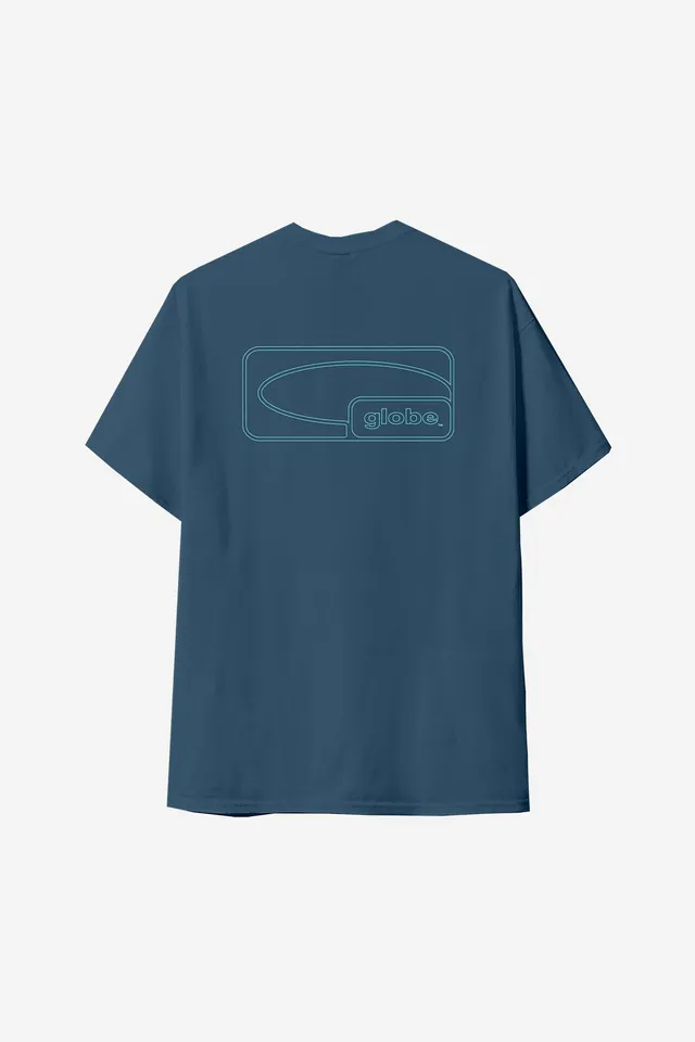 globe-block-tee-steel-blue image 1