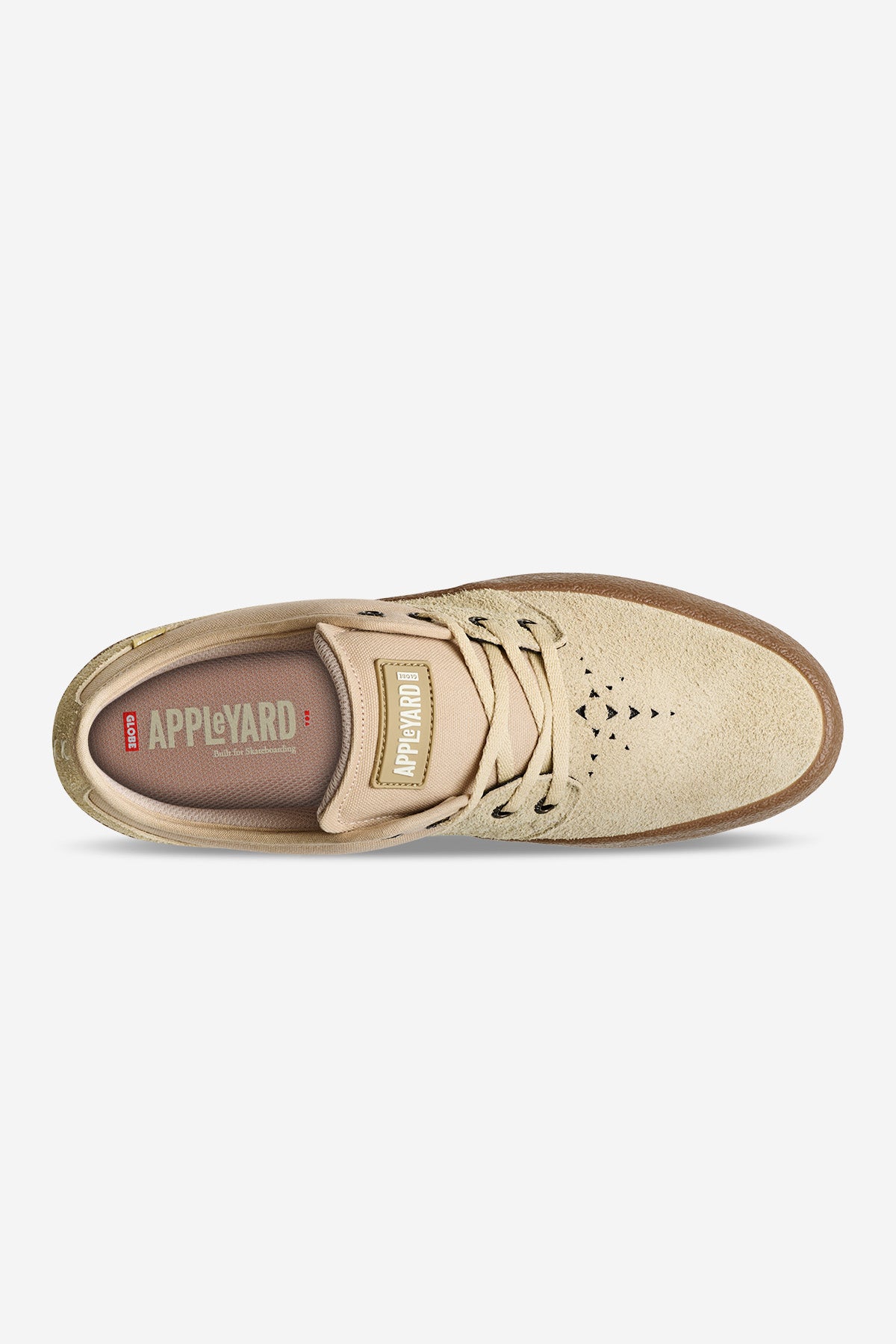 globe-mahalo-crepe-skate-shoes-sand-crepe-mark-appleyard-signature image 4