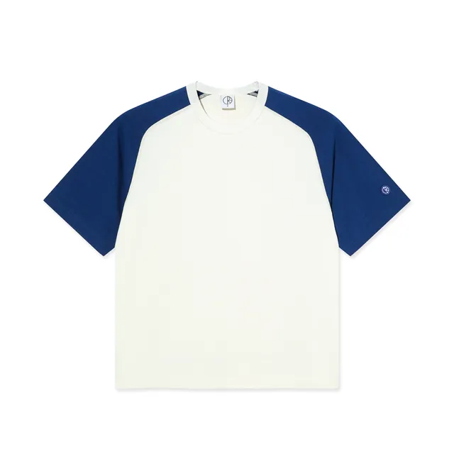 polar-skate-co-doe-tee-ivory-ultramarine-230-gsm-loose-fit-gesticktes-logo image 1