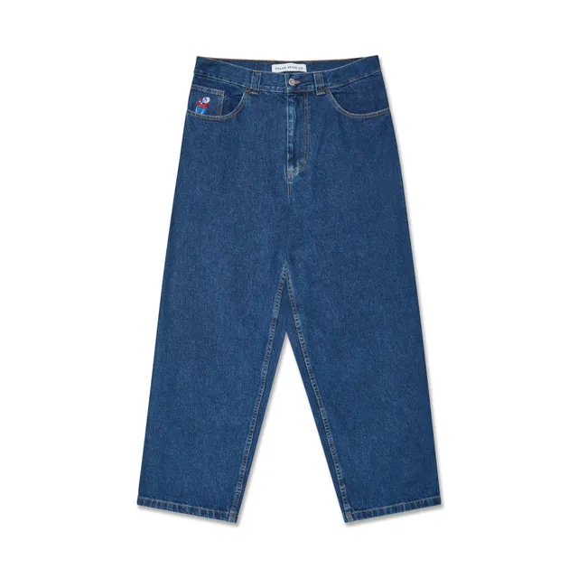polar-skate-co-big-boy-pants-dark-blue-og-baggy-fit-jeans-aus-435-gsm-denim image 1
